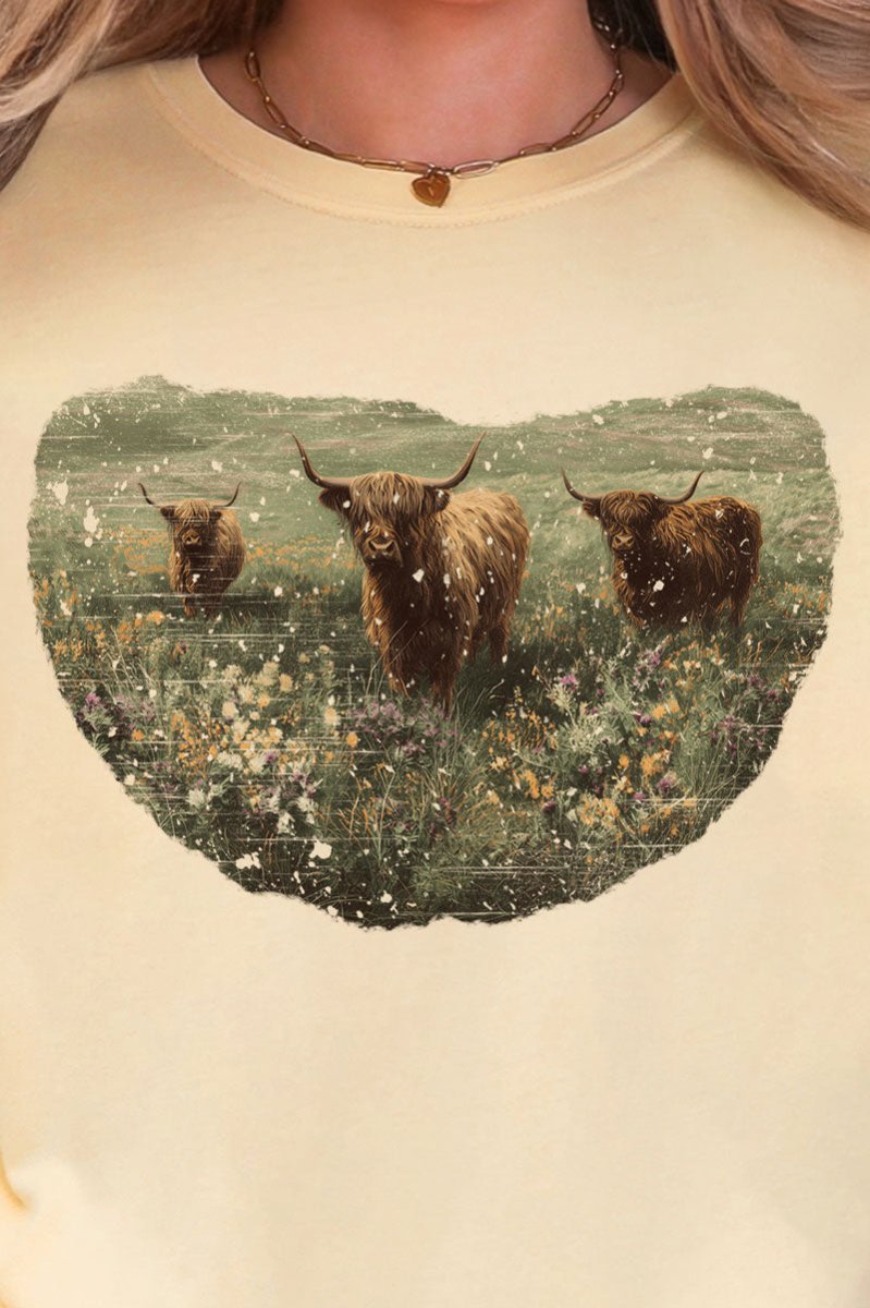 Highland Herd Ready To Press DTF Transfer - Wholesale Accessory Market