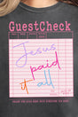 Jesus Got The Check Ready To Press DTF Transfer - Wholesale Accessory Market