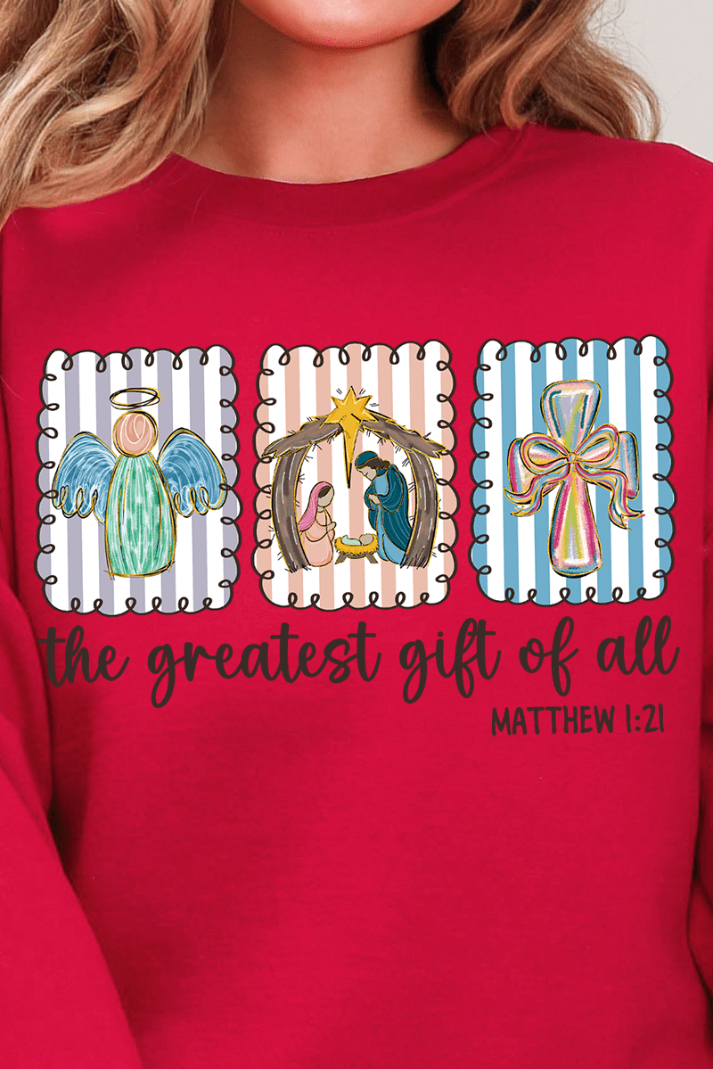 Jesus, Greatest Gift Ready To Press DTF Transfer - Wholesale Accessory Market