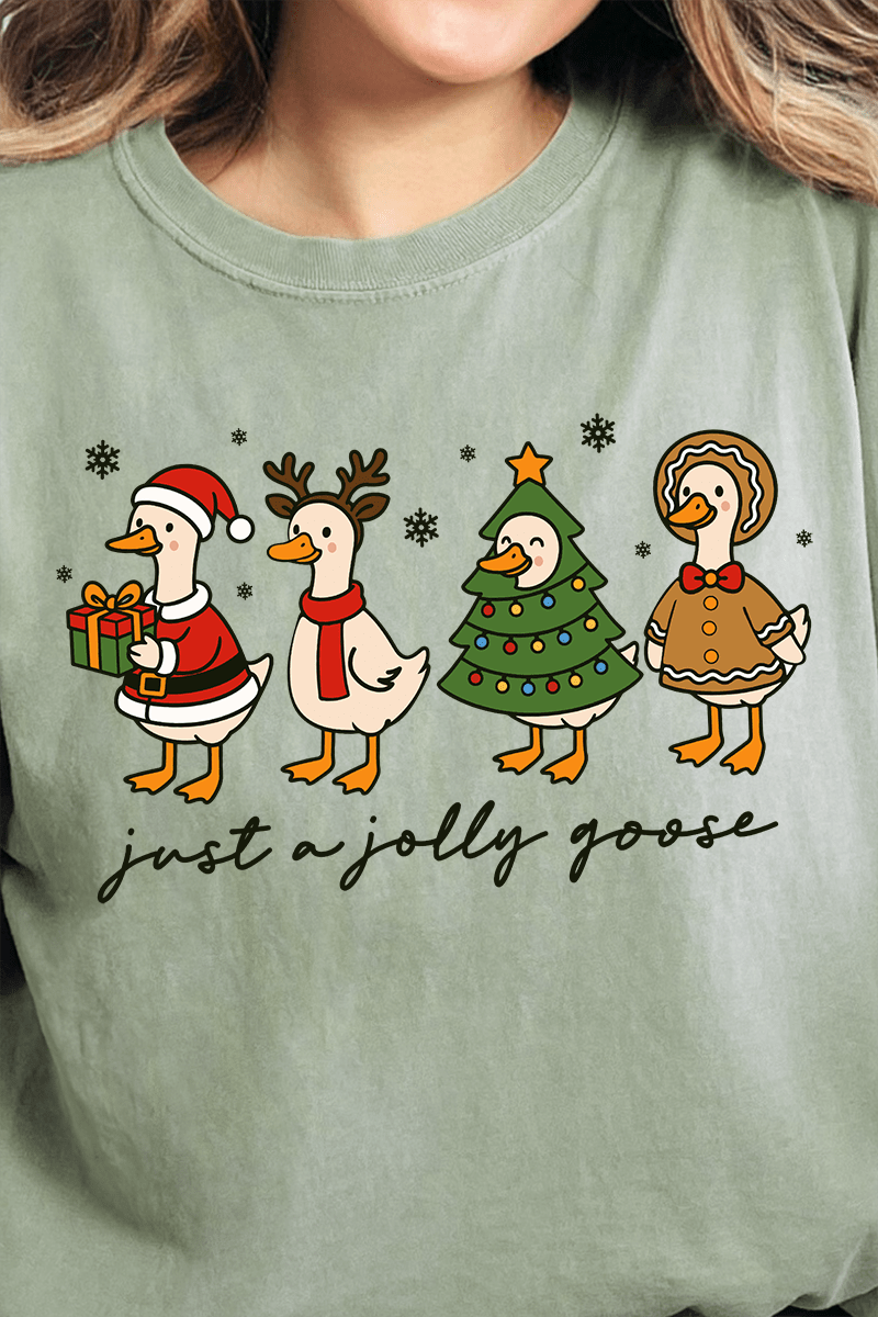 Just A Jolly Goose Ready To Press DTF Transfer - Wholesale Accessory Market