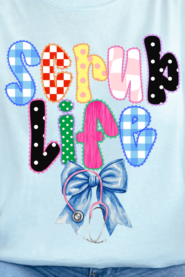 Lace Scrub Life Ready To Press DTF Transfer - Wholesale Accessory Market