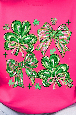 Lucky Luxe Bows Ready To Press DTF Transfer - Wholesale Accessory Market