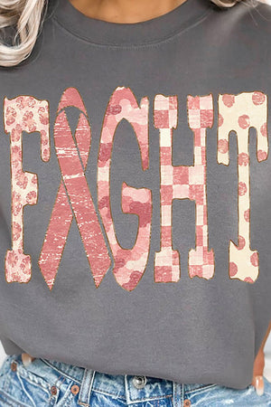 Pink Patterned Fight Ready To Press DTF Transfer - Wholesale Accessory Market