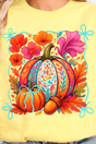 Pumpkins And Petals Ready To Press DTF Transfer - Wholesale Accessory Market