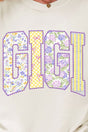 Purple Scalloped Gigi Ready To Press DTF Transfer - Wholesale Accessory Market