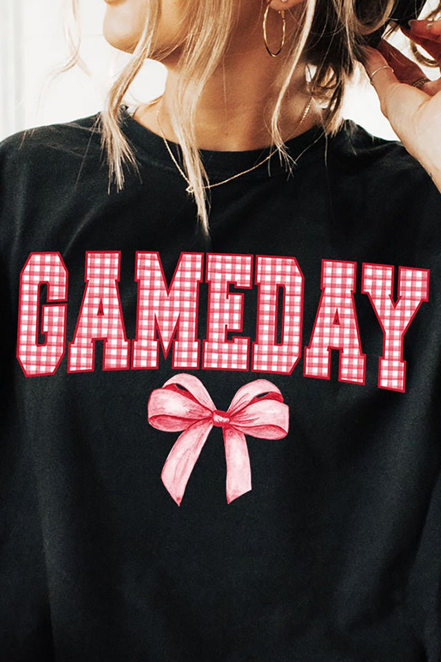 Red Gingham Gameday Ready To Press DTF Transfer - Wholesale Accessory Market