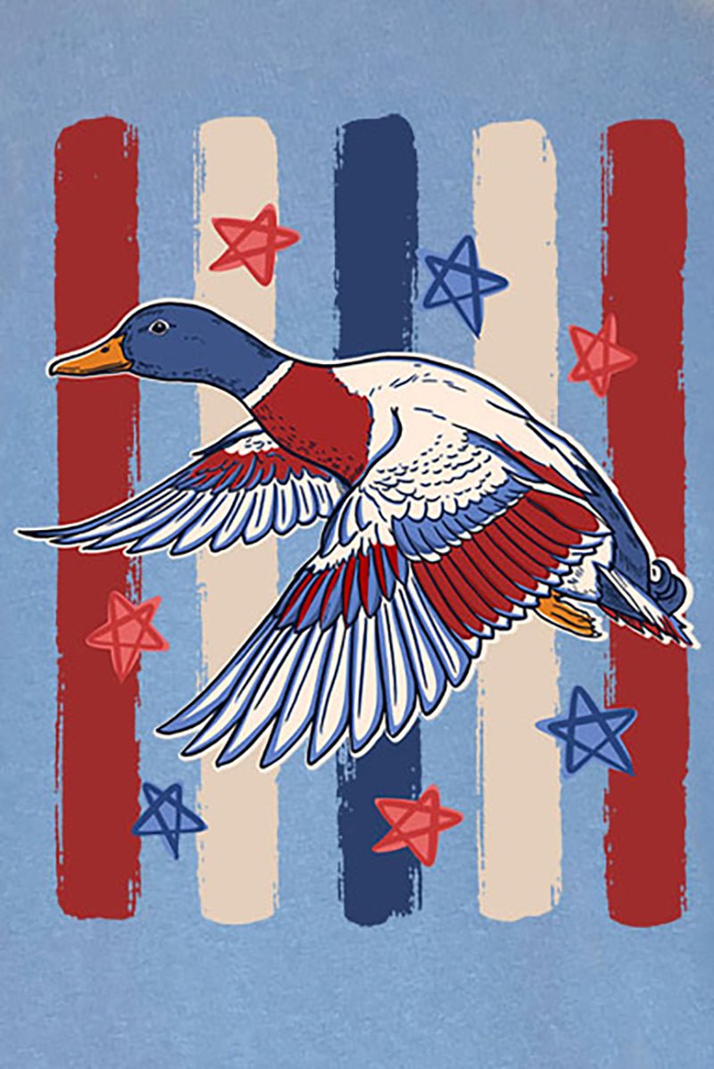 Red, White & Quack Ready To Press DTF Transfer - Wholesale Accessory Market