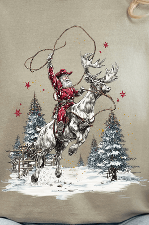Retro Rodeo Santa Ready To Press DTF Transfer - Wholesale Accessory Market