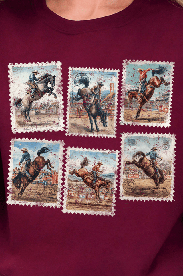 Rodeo Stamps Ready To Press DTF Transfer - Wholesale Accessory Market