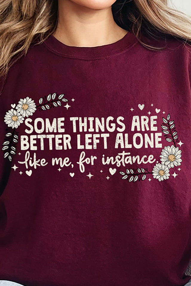 Some Things Are Better Left Alone Ready To Press DTF Transfer - Wholesale Accessory Market