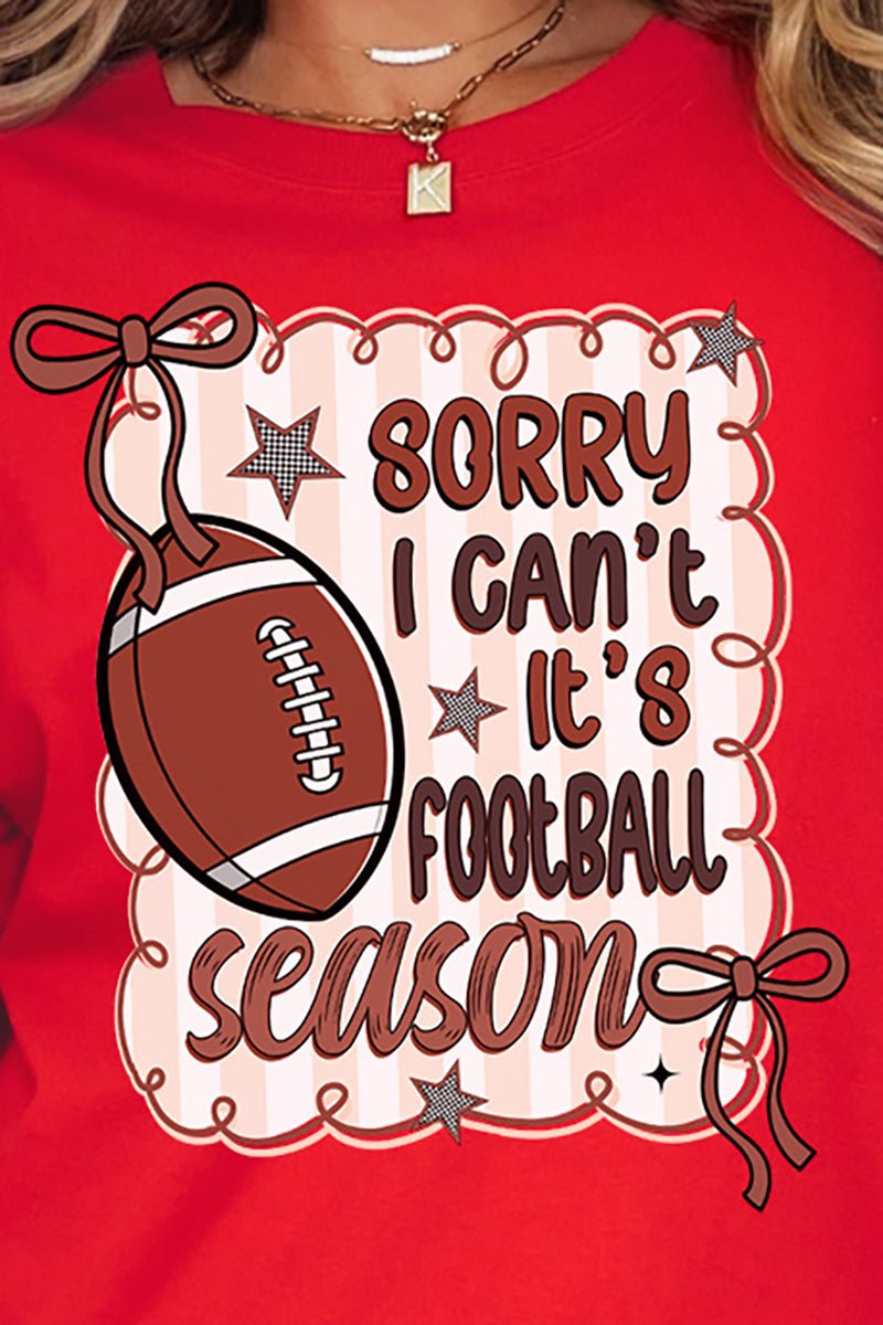 Sorry It's Football Season Ready To Press DTF Transfer - Wholesale Accessory Market