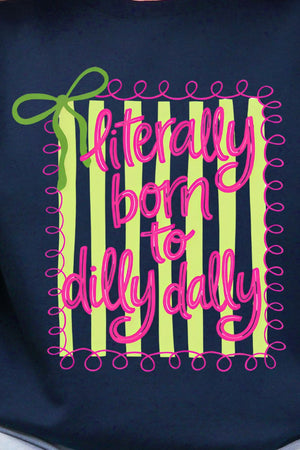 Swirls & Stripes Dilly Dally Ready To Press DTF Transfer - Wholesale Accessory Market