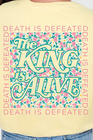 The King Is Alive Ready To Press DTF Transfer - Wholesale Accessory Market