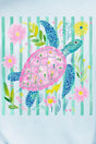 Turtle Coastal Garden Ready To Press DTF Transfer - Wholesale Accessory Market