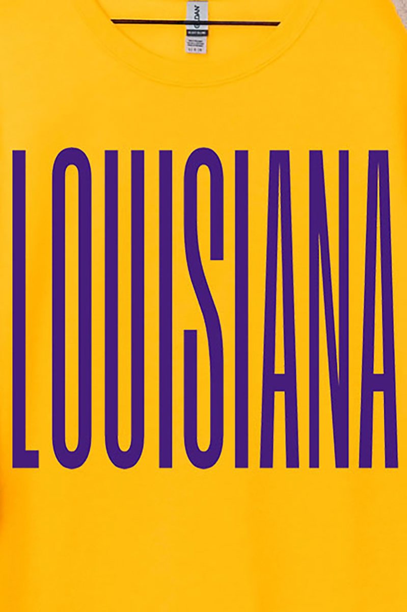 Varsity Louisiana Ready To Press DTF Transfer - Wholesale Accessory Market