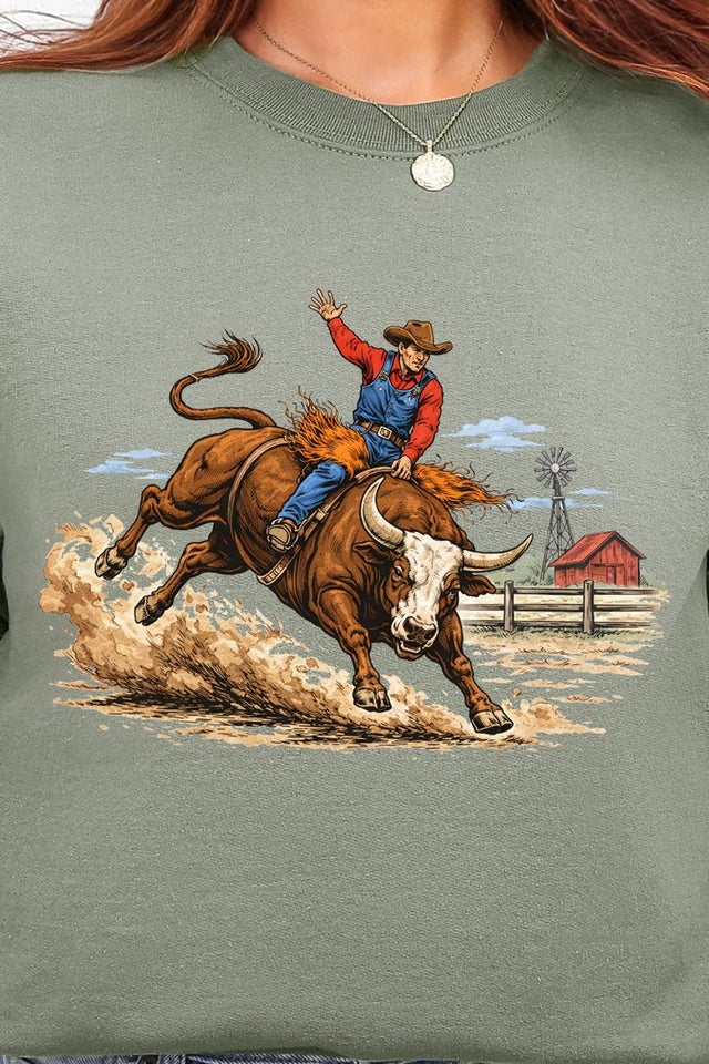 Vintage Rodeo Cowboy Ready To Press DTF Transfer - Wholesale Accessory Market