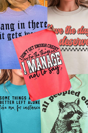 6 Assorted DTF Shirt Transfer Bundle *Choose Your Theme - Wholesale Accessory Market