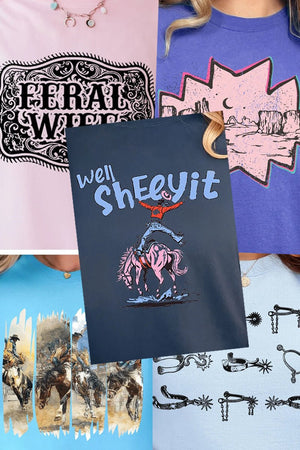6 Assorted DTF Shirt Transfer Bundle *Choose Your Theme - Wholesale Accessory Market
