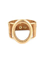Viola Worn Goldtone Oval Natural Cork Bracelet - Wholesale Accessory Market