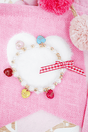 Shiny Luxe Multi - Color Sweet Talk Pearl Beaded Charm Bracelet - Wholesale Accessory Market