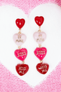 Pink Multi - Color Sweet Talk Earrings - Wholesale Accessory Market