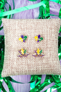 Mardi Masquerade Earrings 2 Pair Set - Wholesale Accessory Market