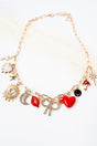 Viola Stellar Icon Goldtone Charm Necklace - Wholesale Accessory Market