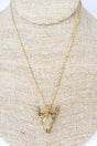 Shiny Luxe Stellar Sky Goldtone Necklace - Wholesale Accessory Market