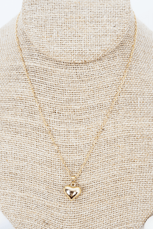 Shiny Luxe Sweet on You Goldtone Necklace - Wholesale Accessory Market