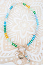 Shiny Luxe Mahana Bay Blue Multi Beaded Necklace - Wholesale Accessory Market
