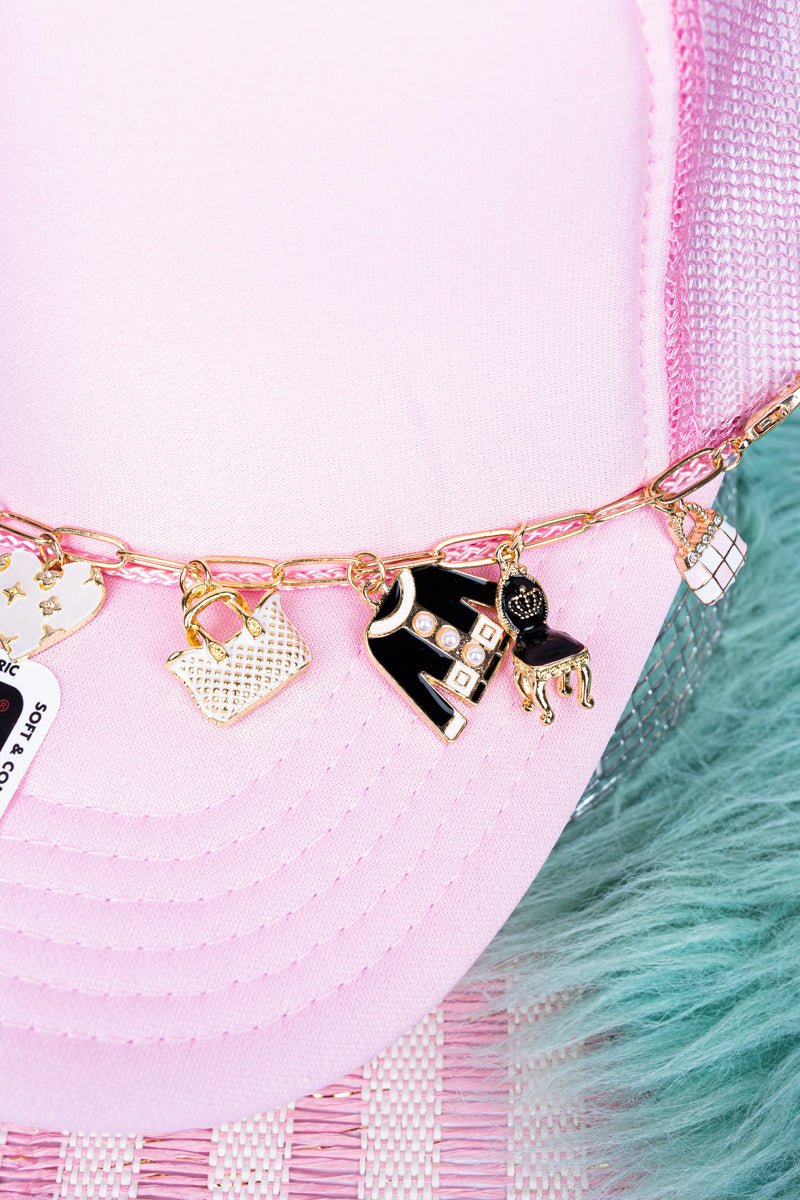 Viola Girly & Glam Goldtone Trucker Hat Chain - Wholesale Accessory Market