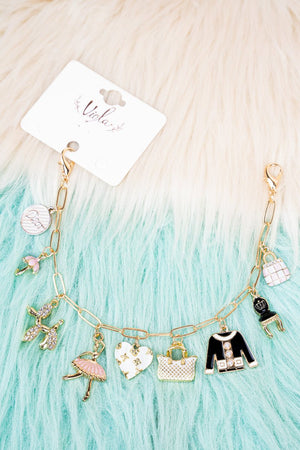 Viola Girly & Glam Goldtone Trucker Hat Chain - Wholesale Accessory Market