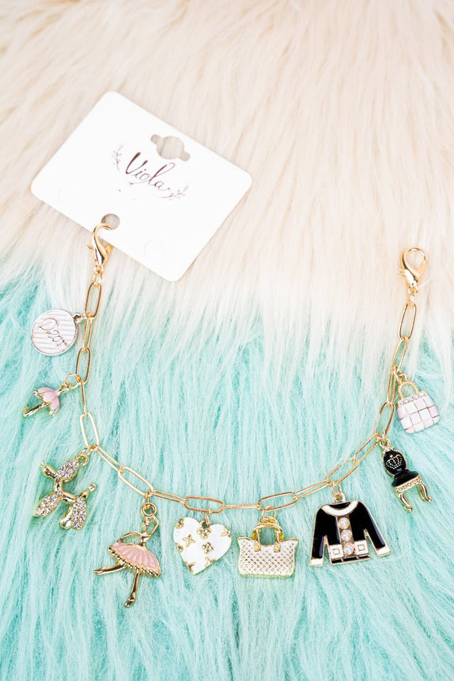 Viola Girly & Glam Goldtone Trucker Hat Chain - Wholesale Accessory Market