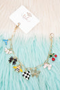 Viola Sweet As Can Bee Goldtone Trucker Hat Chain - Wholesale Accessory Market