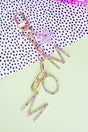 Viola Dazzling 'Mom' Goldtone Bag Charm - Wholesale Accessory Market