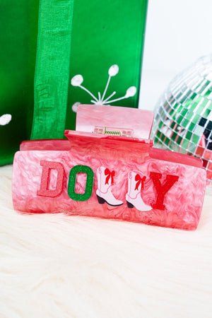 Viola Holly Dolly Pink Hair Claw - Wholesale Accessory Market