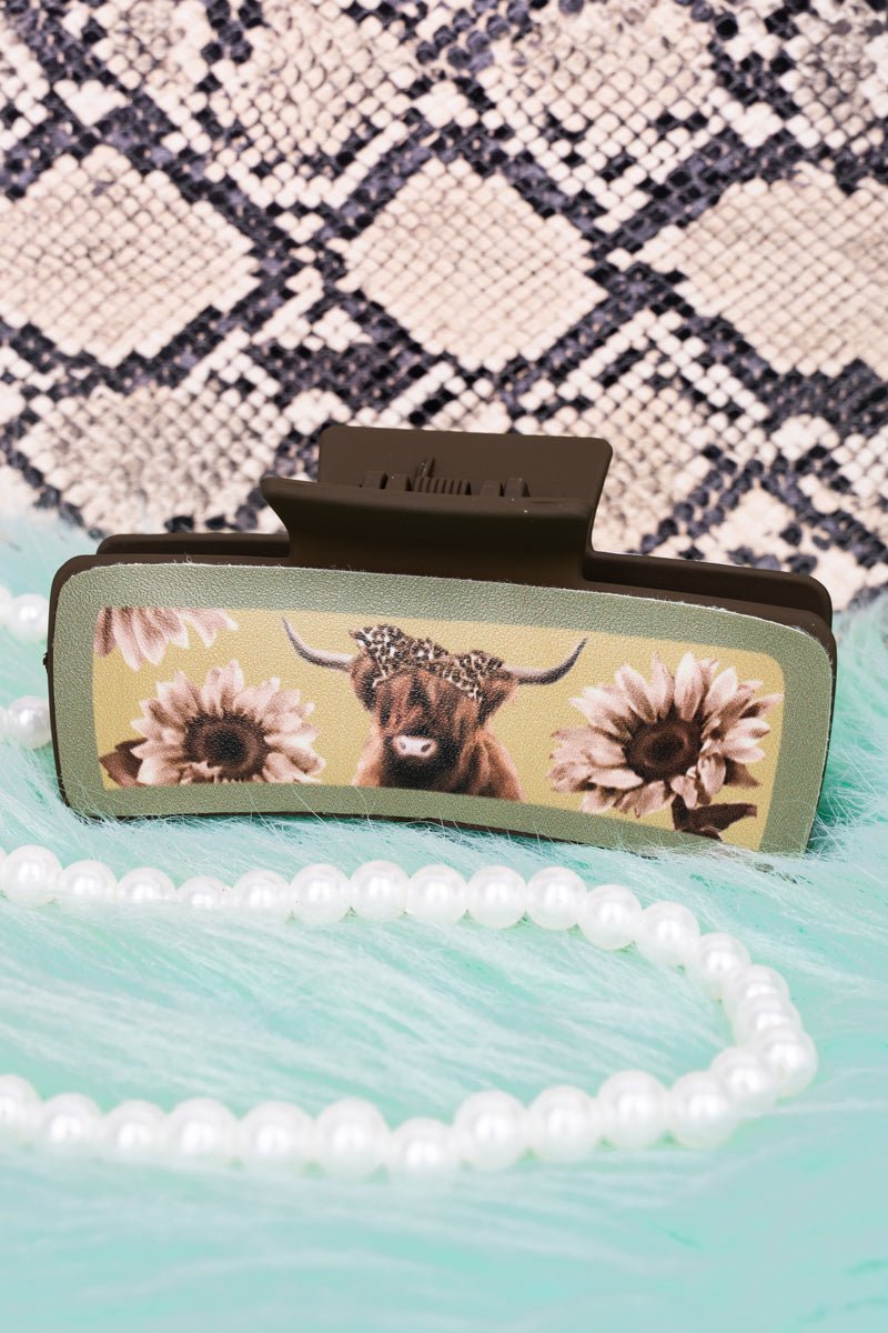 Viola Highland Bloom Hair Claw - Wholesale Accessory Market
