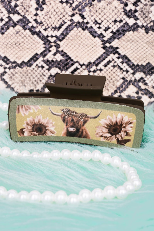 Viola Highland Bloom Hair Claw - Wholesale Accessory Market