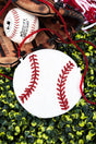 Viola First Pitch Baseball Petite Seed Bead Purse - Wholesale Accessory Market