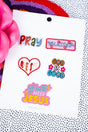 Viola 5 Piece Blessed Embroidered Patch Set - Wholesale Accessory Market