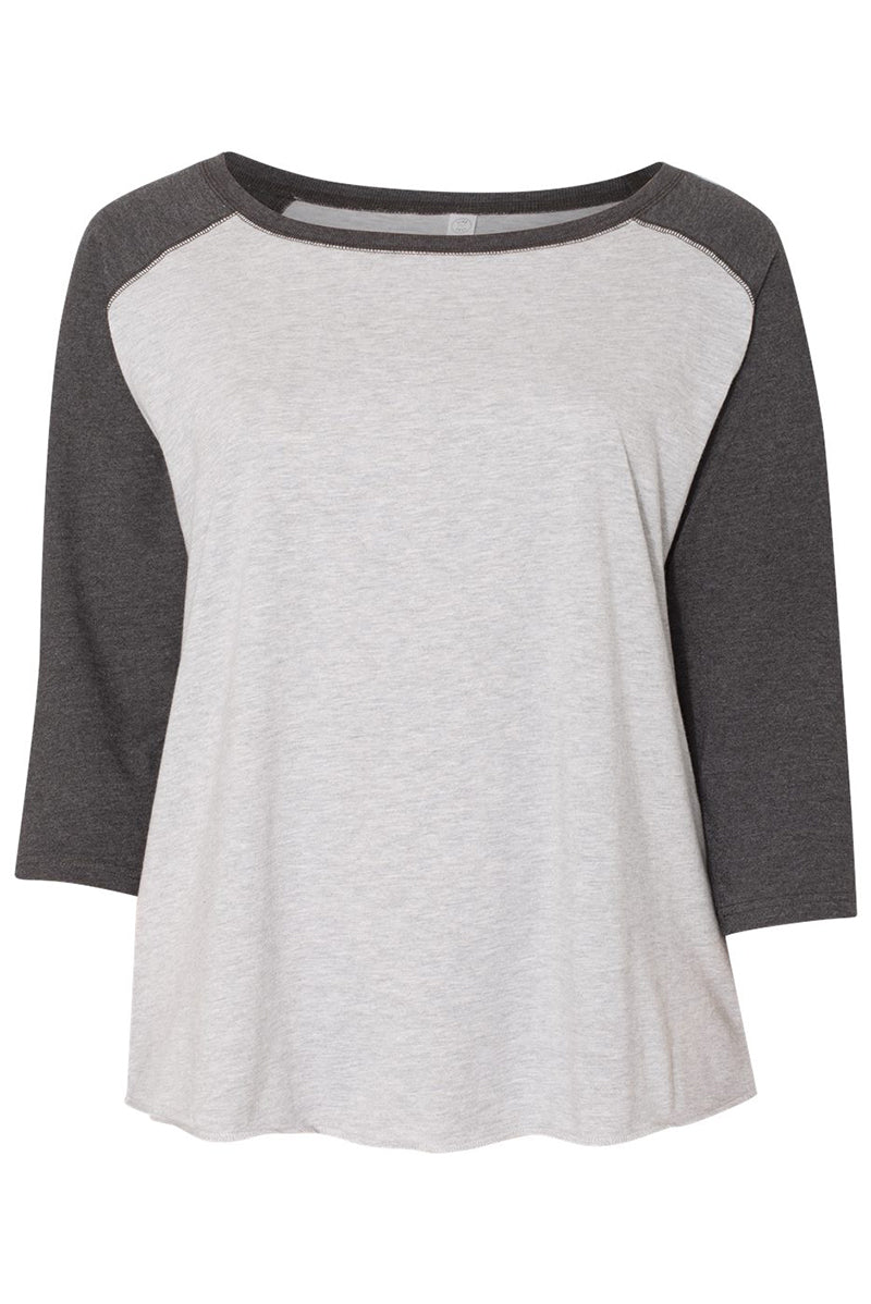 L.A.T. Ladies Curvy Baseball Tee - Wholesale Accessory Market