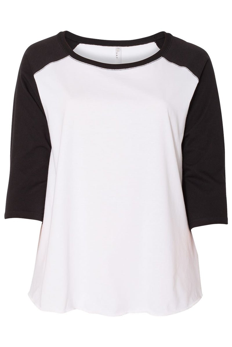L.A.T. Ladies Curvy Baseball Tee - Wholesale Accessory Market