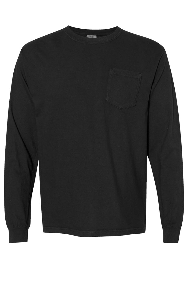 Shades of Neutral Comfort Colors Long Sleeve Pocket Tee - Wholesale Accessory Market