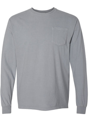 Shades of Neutral Comfort Colors Long Sleeve Pocket Tee - Wholesale Accessory Market