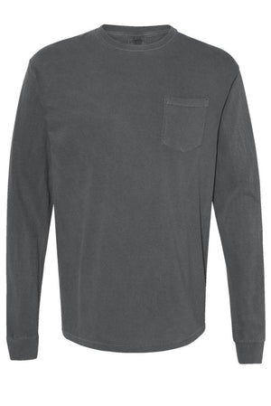 Shades of Neutral Comfort Colors Long Sleeve Pocket Tee - Wholesale Accessory Market