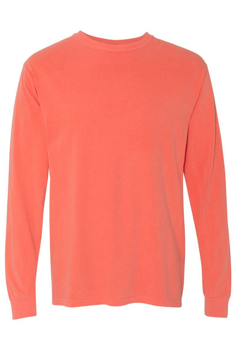Shades of Red/Orange Comfort Colors Long Sleeve T-Shirt #6014