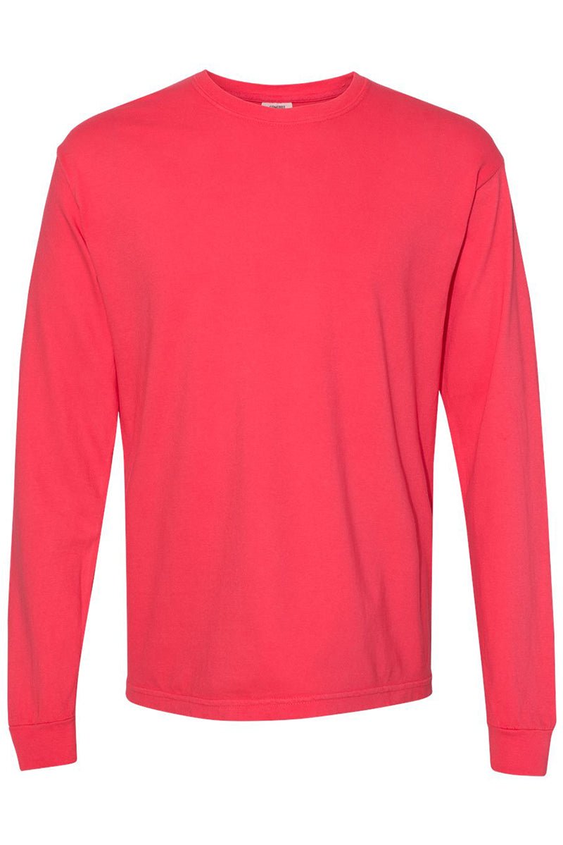 Shades of Red/Orange Comfort Colors Long Sleeve T-Shirt