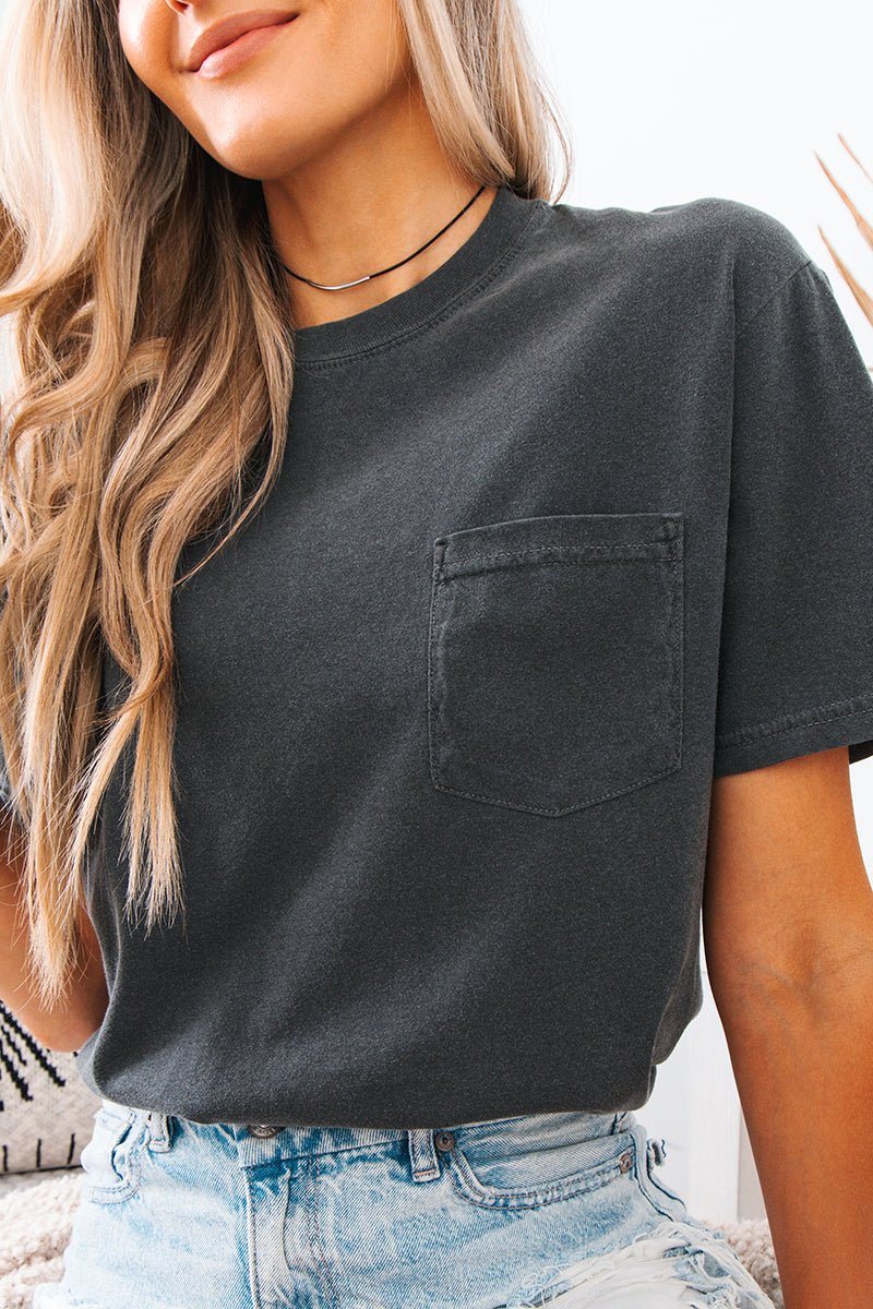 Shades of Neutral Comfort Colors Adult Ring - Spun Cotton Pocket Tee - Wholesale Accessory Market