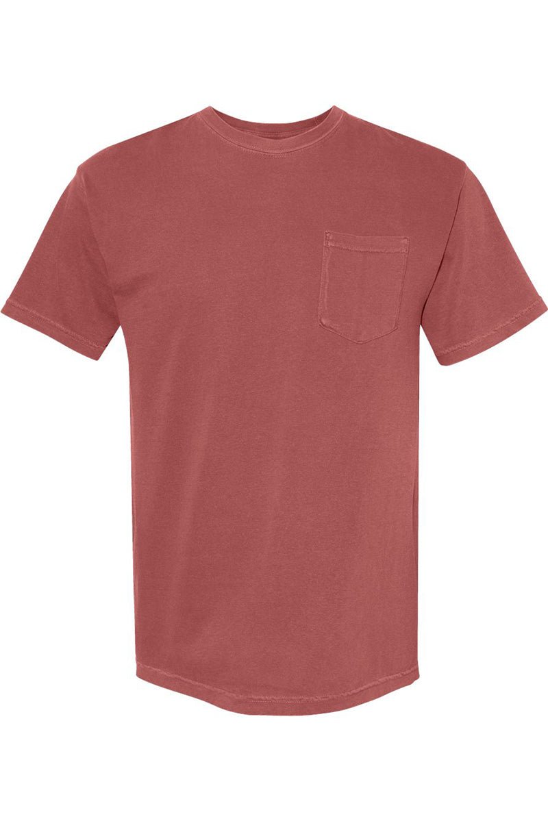 Shades of Red/Orange Comfort Colors Adult Ring - Spun Cotton Pocket Tee - Wholesale Accessory Market