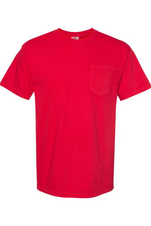 Shades of Red/Orange Comfort Colors Adult Ring - Spun Cotton Pocket Tee - Wholesale Accessory Market